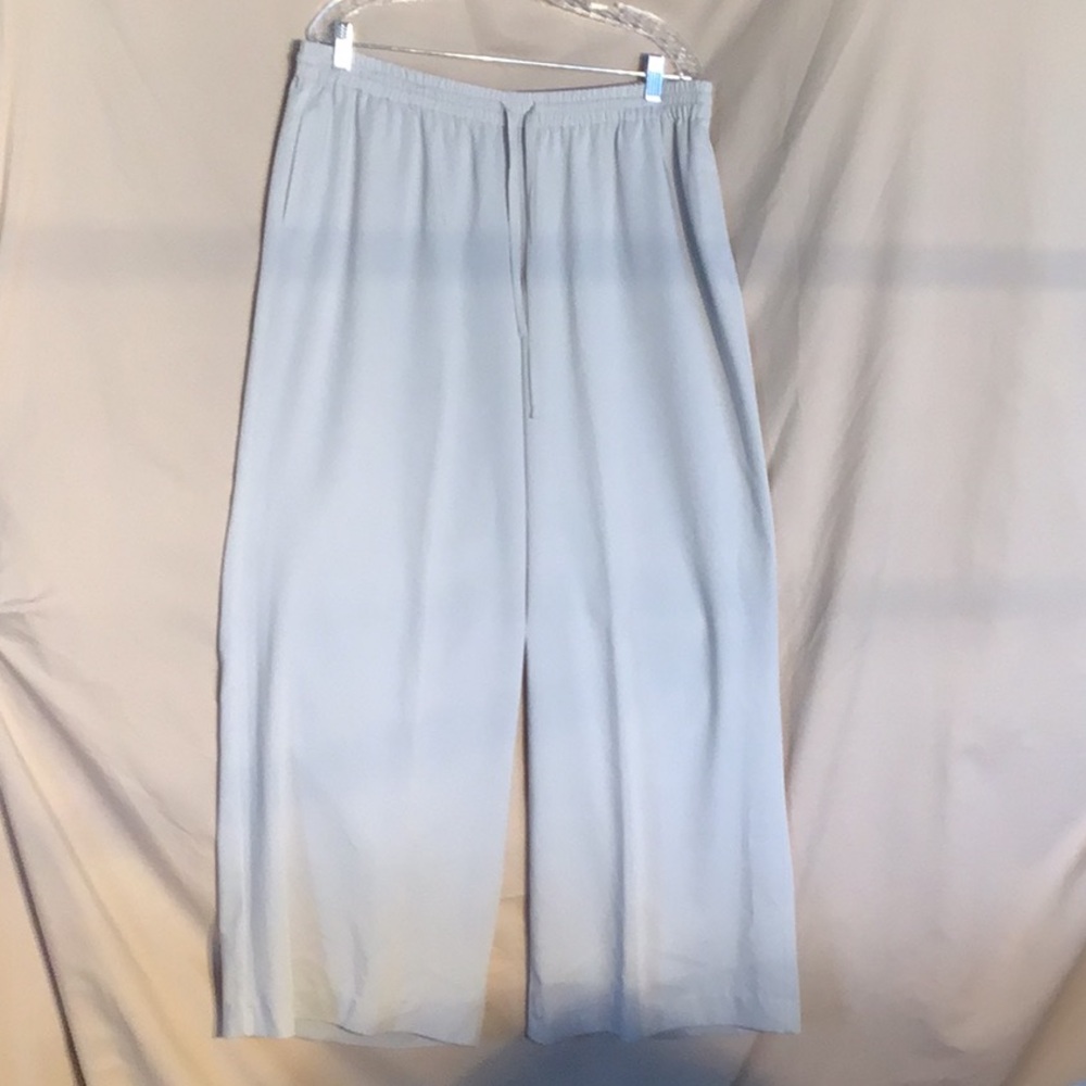 Lane Bryant Gray Wide Leg Pants